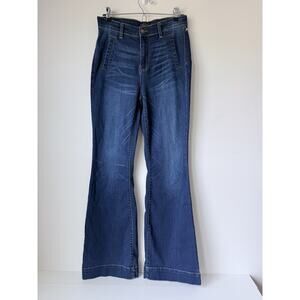 Judy Blue high-waisted dark wash flare jeans Sz 9/29 Tall 32 Inseam